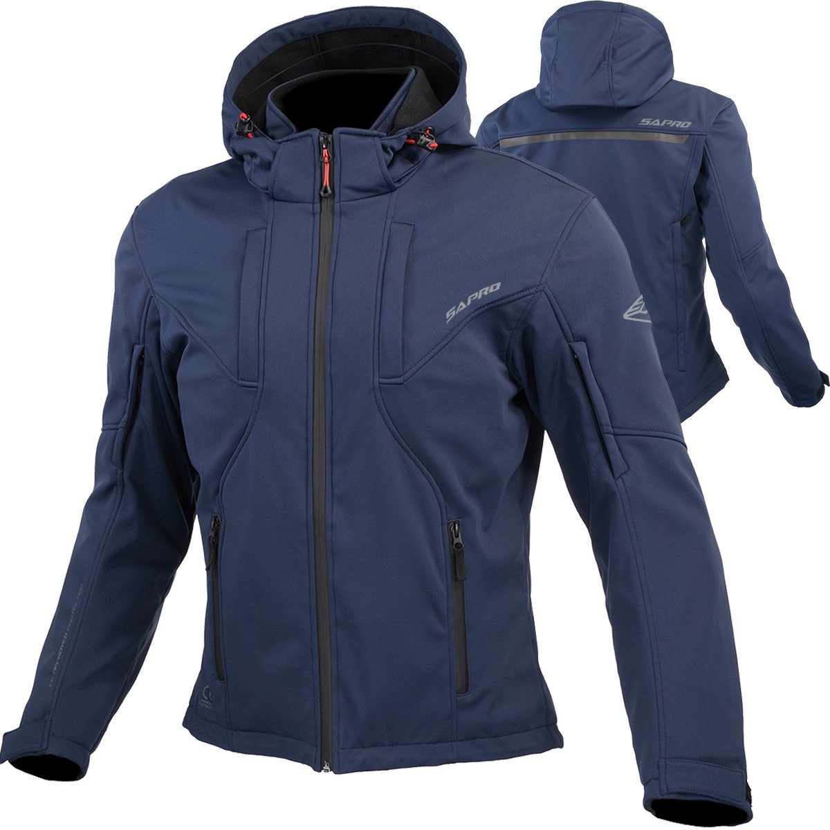 Corvin bulk softshell motorcycle jackets in Softshell Fabric Waterproof Repellent & Windproof by Maxler Motosport