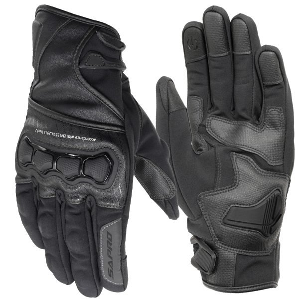 ALSVIN BLK textile motorcycle gloves manufacturer softshell synthetic leather riding gloves Maxler Motosport