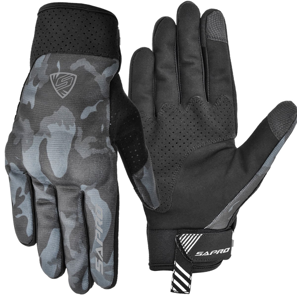 SGS CAMO SUMMER motorcycle gloves bulk supplier fourway stretch fabric summer riding gloves Maxler Motosport