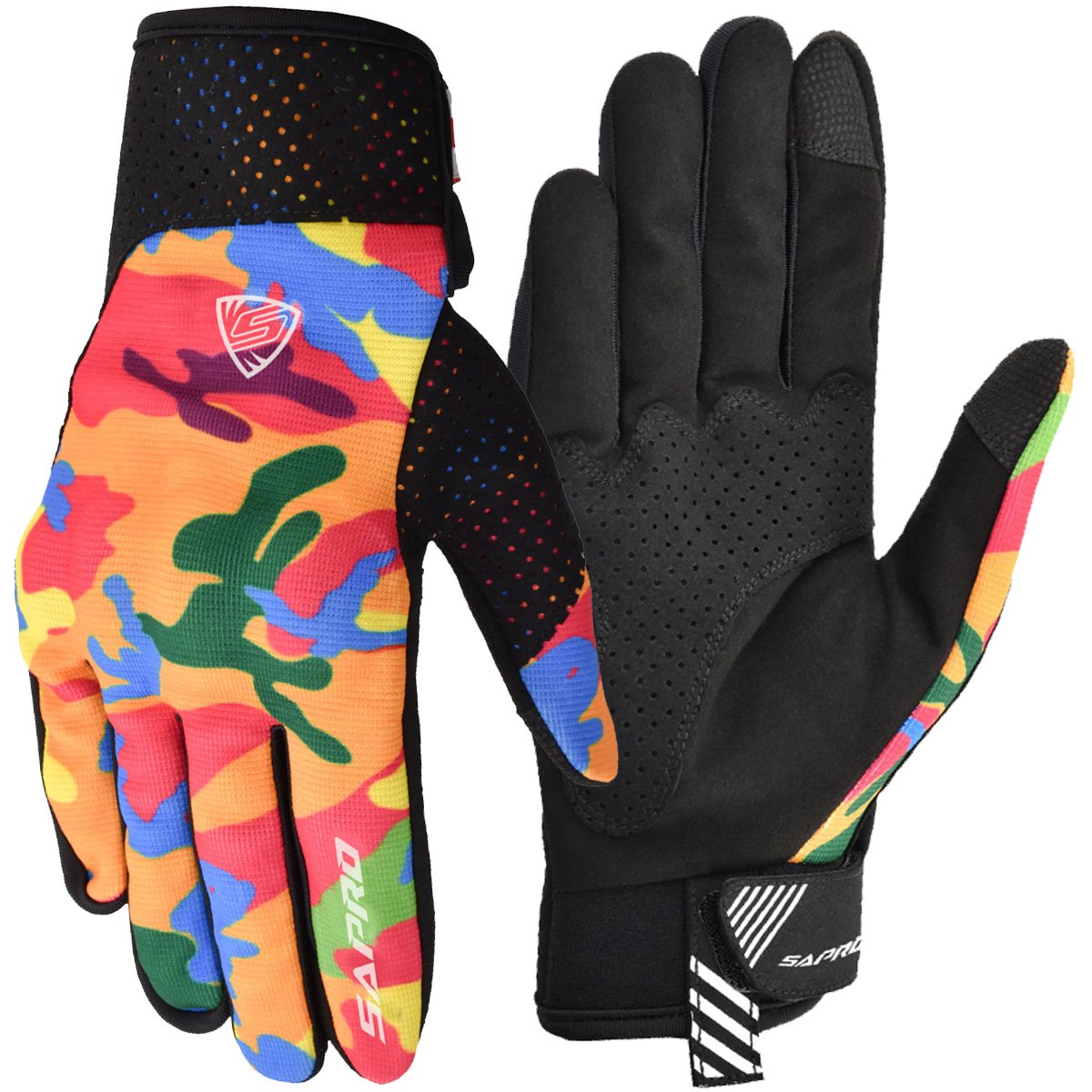 SGS MULTI SUMMER textile motorcycle gloves wholesale fourway stretch fabric summer riding gloves Maxler Motosport