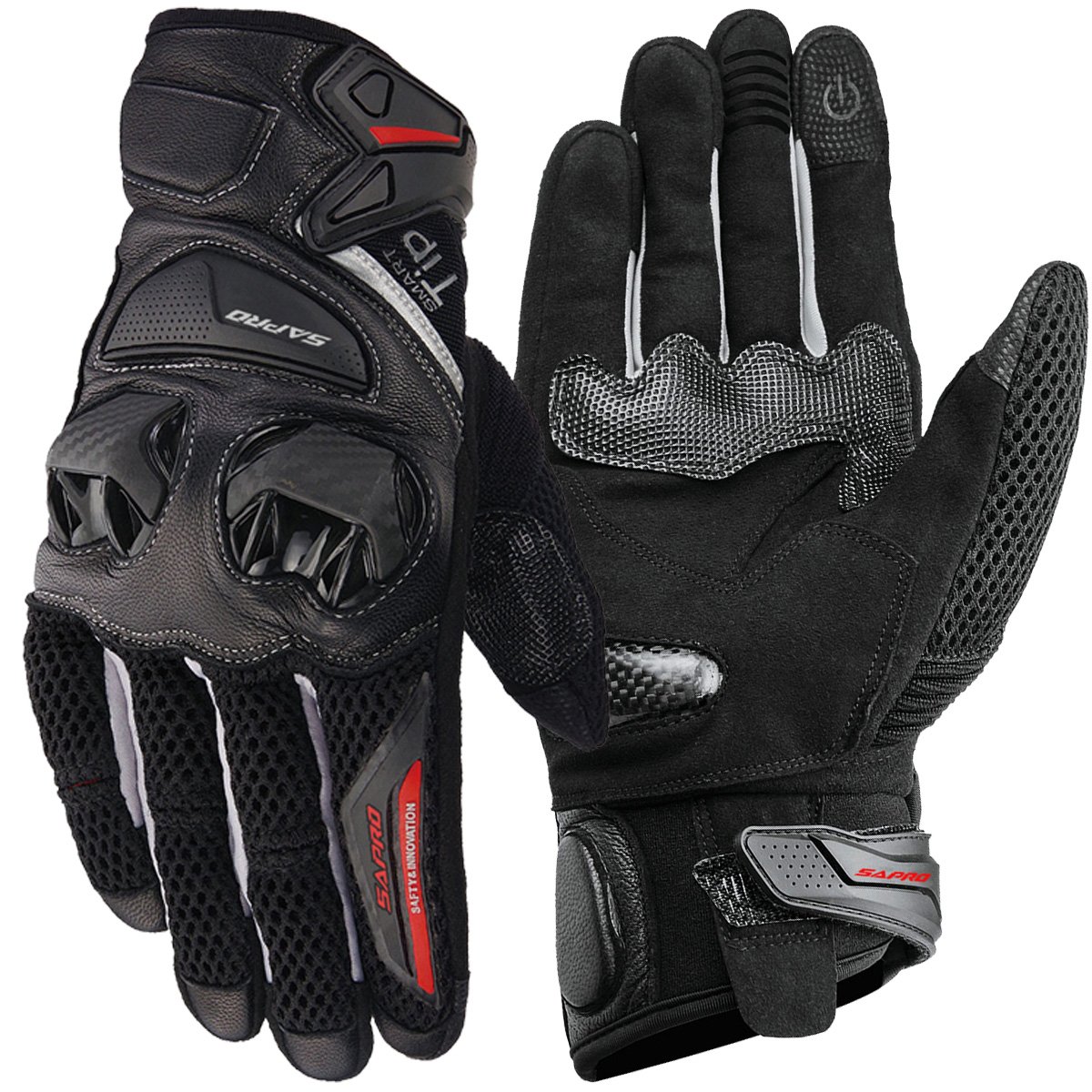 premium leather motorcycle gloves