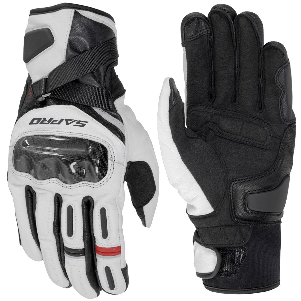 long cuff cowhide leather motorcycle gloves white black genuine leather riding gloves protective long cuff biker gloves