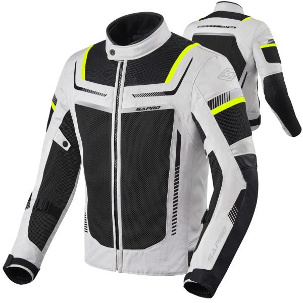 Alexa Summer Neon OEM textile summer jacket supplier motorcycle apparel by Maxler Motosport