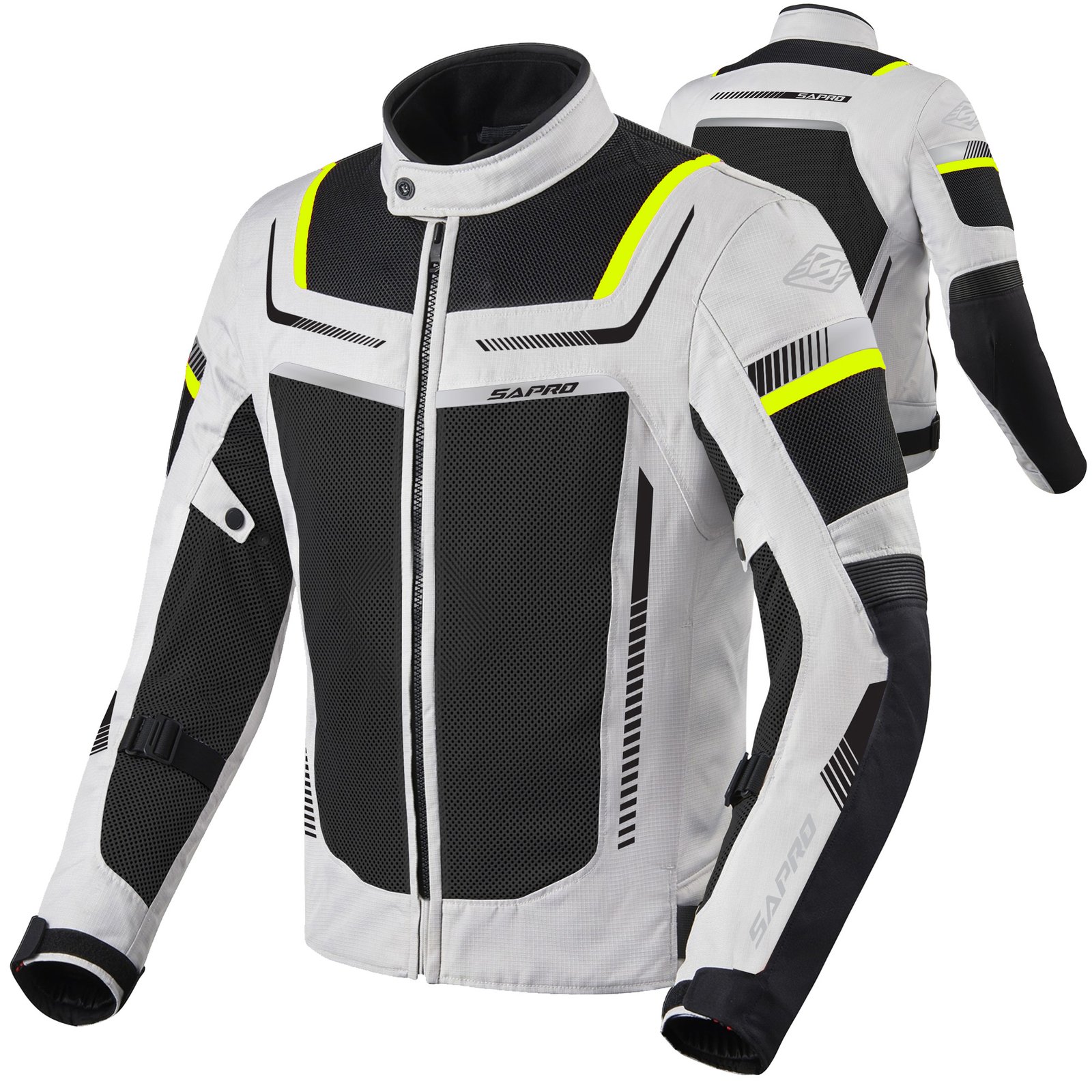 Alexa Summer Neon OEM textile summer jacket supplier motorcycle apparel by Maxler Motosport