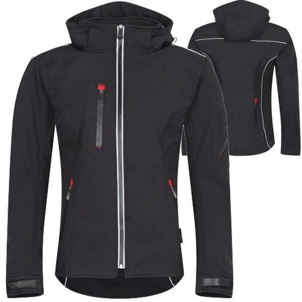 ANNA motorcycle softshell riding jacket in Softshell Fabric Waterproof Repellent & Windproof by Maxler Motosport