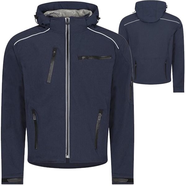 ARTHUR protective softshell motorcycle apparel in Softshell Fabric Waterproof Repellent & Windproof by Maxler Motosport