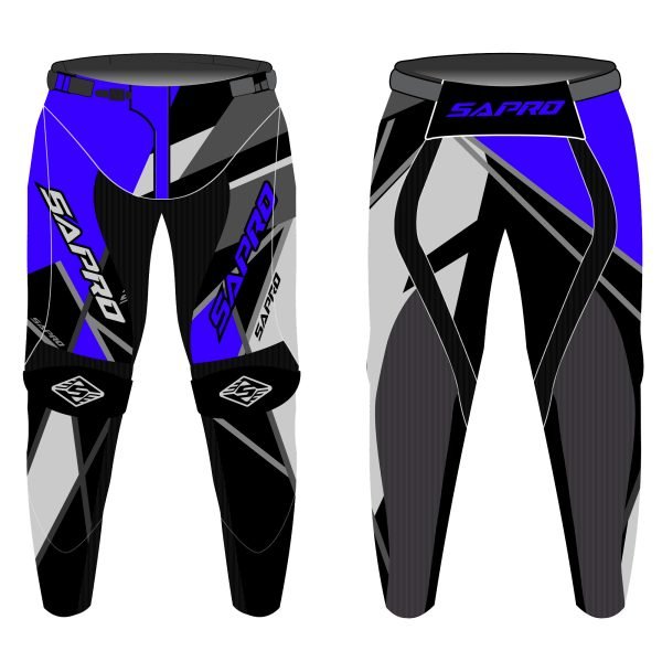 MC-509 custom motocross pants OEM private label off-road racing pants blue black sublimation design