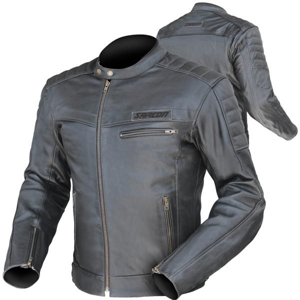 DURA OEM leather biker jacket production café racer motorcycle jacket manufacturer