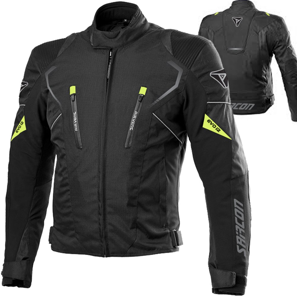 EVO 12 short textile jacket for riders OEM manufactured by Maxler Motosport