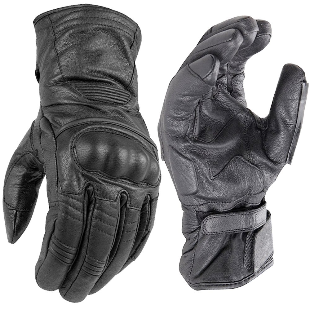 professional cowhide leather riding gloves black motorcycle riding gloves premium cowhide biker gloves