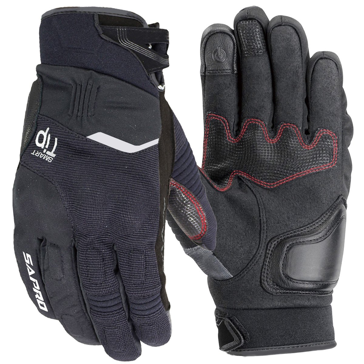 HELIX textile biker gloves manufacturer fourway stretch fabric synthetic leather motorcycle riding gloves Maxler Motosport