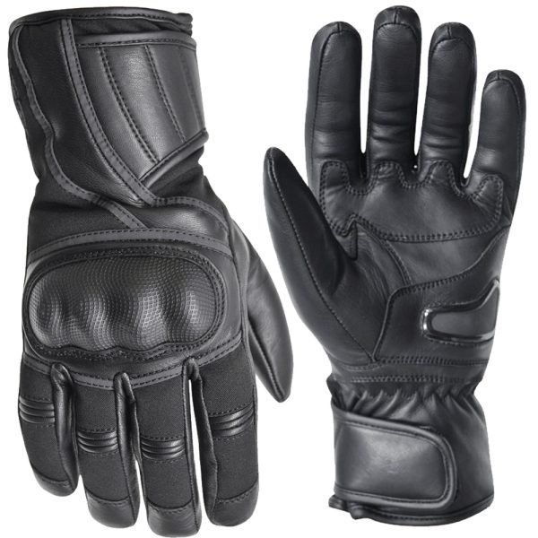 motorcycle leather riding gloves long genuine cowhide biker gloves black riding gloves