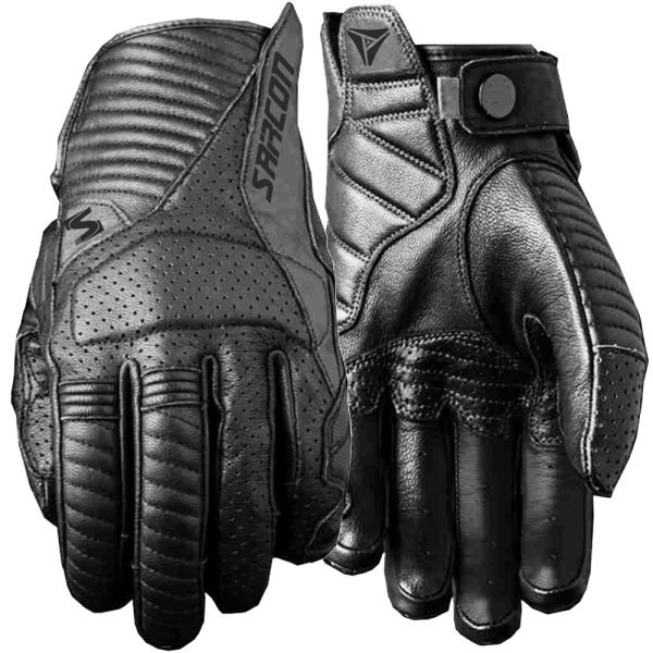 LORENZO summer short motorcycle leather gloves perforated leather breathable riding gloves OEM manufacturer Maxler Motosport