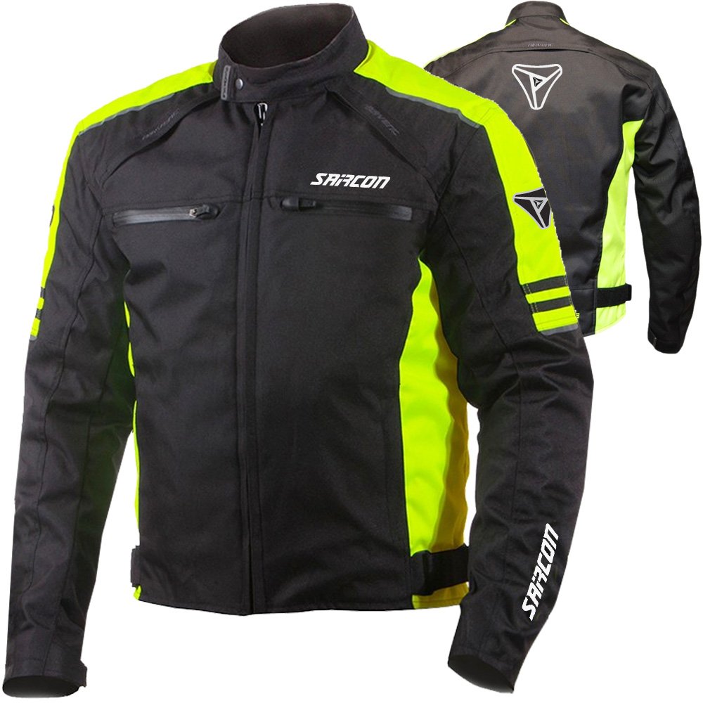 MESSI FLUO short textile motorcycle jacket export OEM manufactured by Maxler Motosport