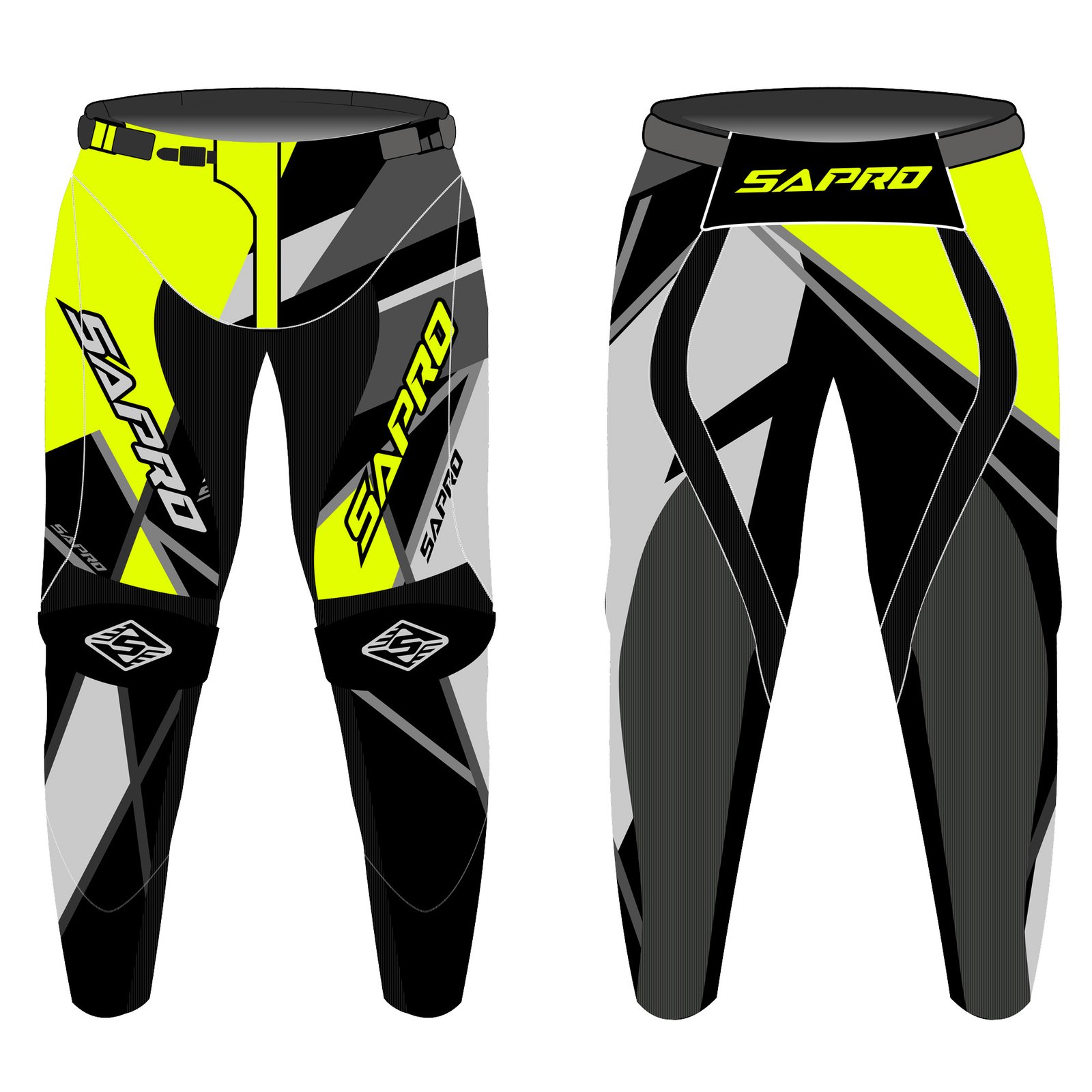 MC-508 motocross trousers supplier OEM custom off-road racing trousers black grey performance design