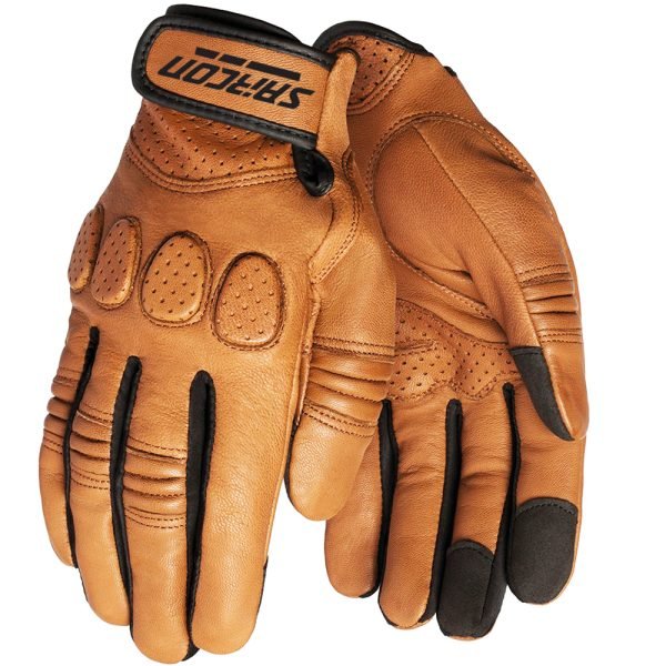 PAWOR perforated short leather gloves breathable motorcycle riding gloves OEM manufacturer Maxler Motosport