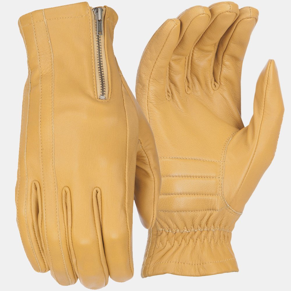 PETAL short leather gloves genuine cowhide motorcycle riding gloves OEM manufacturer Maxler Motosport