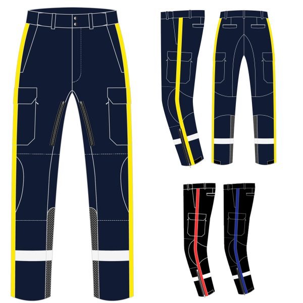PG-6004 custom police motorcycle trousers OEM Cordura ballistic nylon tactical riding pants by Maxler Motosport