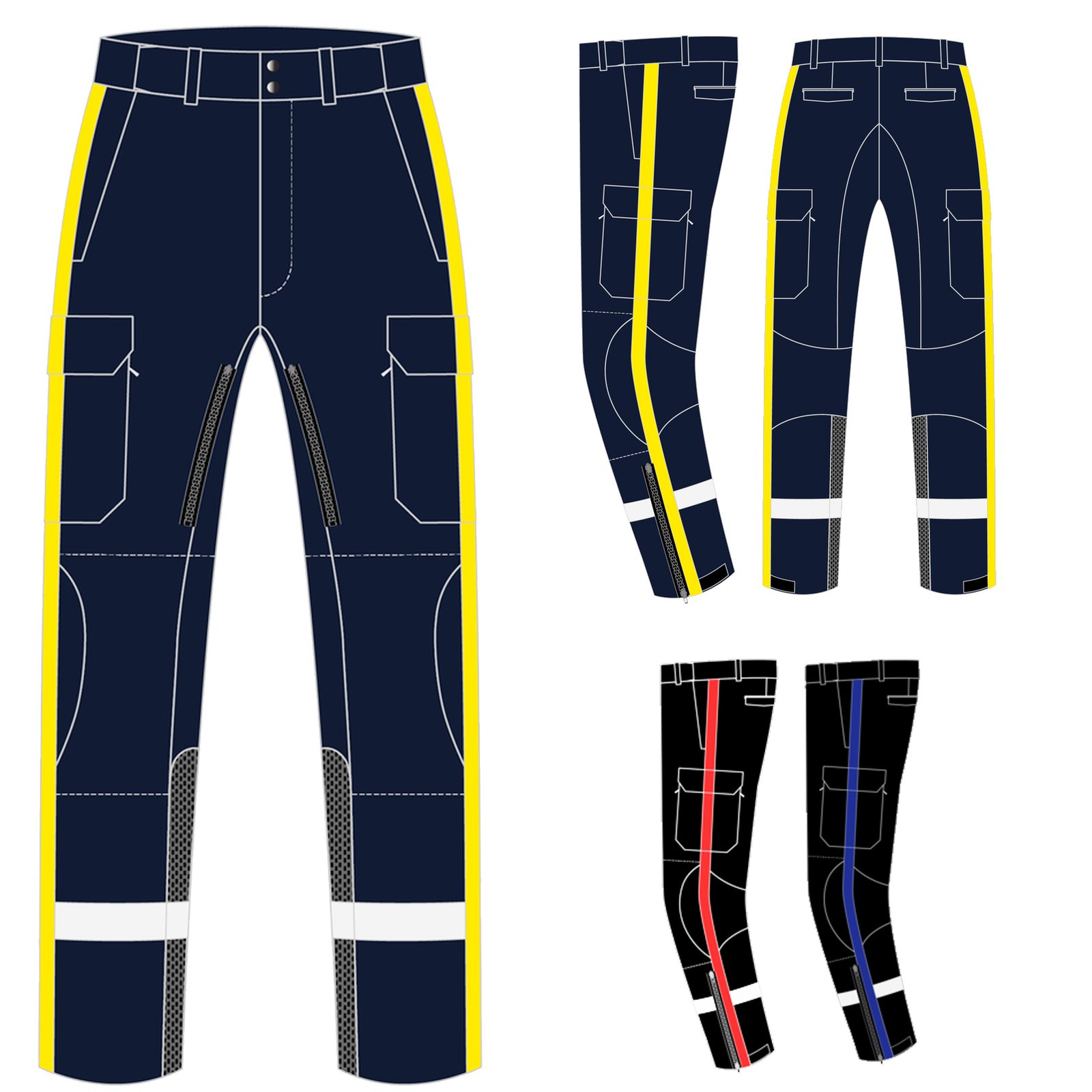 PG-6004 custom police motorcycle trousers OEM Cordura ballistic nylon tactical riding pants by Maxler Motosport