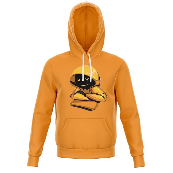 hoodie manufacturer for brands yellow cartoon graphic pullover hoodie OEM private label PT-H-0054
