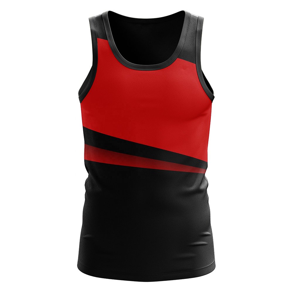 custom printed tank tops bulk PT-MTT-0006 sleeveless printed gym tank top manufacturer