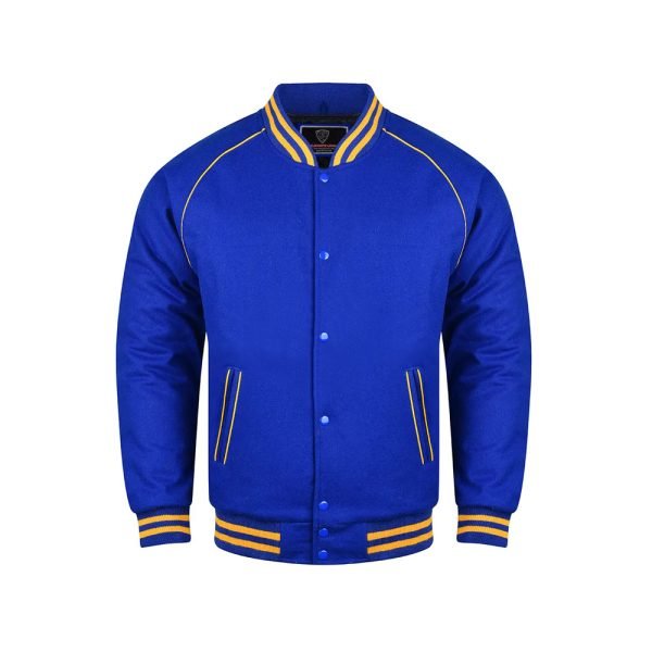 PT-MVJ-0012 blank varsity jackets for printing bulk wool fleece private label blank jackets