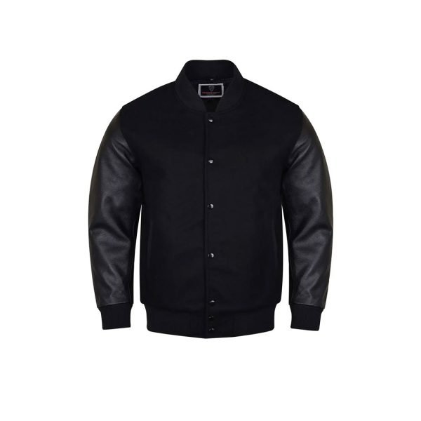 PT-MVJ-0014 custom embroidered varsity jackets bulk wool leather sleeves chenille embroidery private label