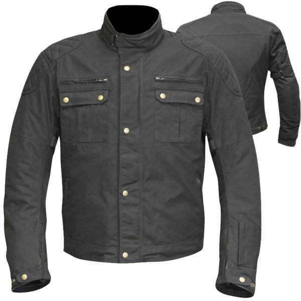 RAVI commuter short textile motorcycle jacket OEM manufactured by Maxler Motosport
