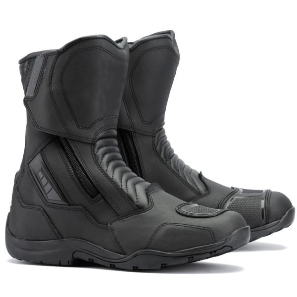 ROCKET wholesale motorcycle leather boots OEM riding boots supplier anti slip sole private label