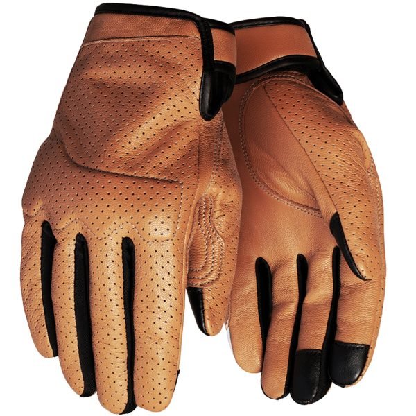 RODNISER perforated leather biker gloves breathable motorcycle riding gloves OEM manufacturer Maxler Motosport