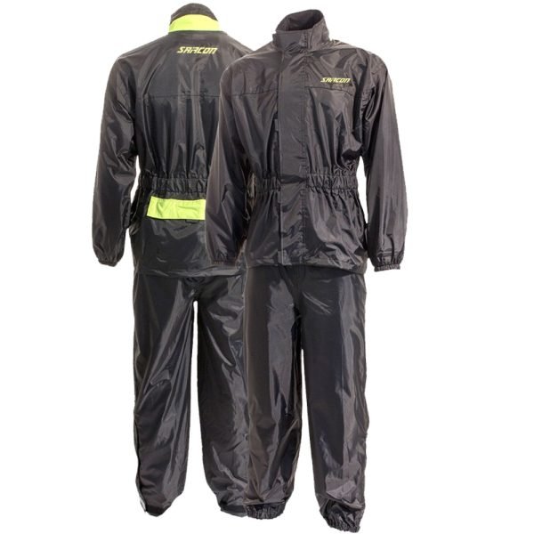 RG-807 custom motorcycle rain gear waterproof taffeta OEM private label riding suit by Maxler Motosport