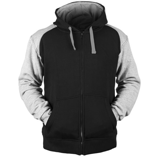 SCN 508 armored hoodie manufacturer OEM cotton fleece aramid reinforced motorcycle hoodie by Maxler Motosport