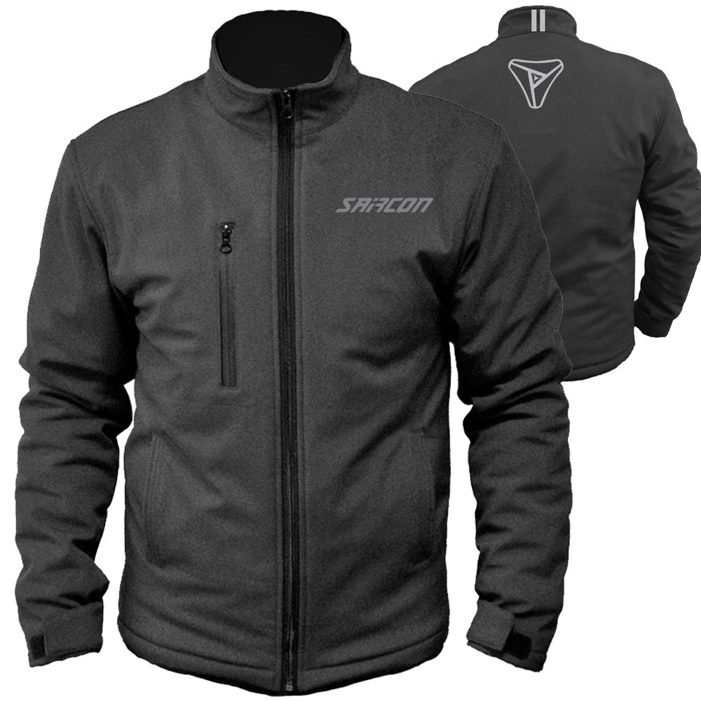 Triad abrasion resistant softshell motorcycle jacket in Softshell Fabric Waterproof Repellent & Windproof by Maxler Motosport