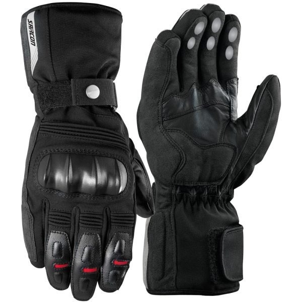 motorcycle gauntlet riding gloves cowhide leather protective biker gloves