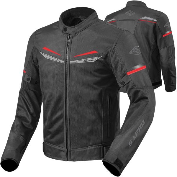 Viper Summer Red motorcycle textile summer jacket supplier OEM apparel by Maxler Motosport