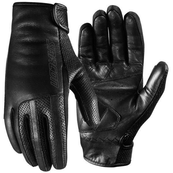 VIPERS perforated leather biker riding gloves manufacturer breathable motorcycle gloves Maxler Motosport