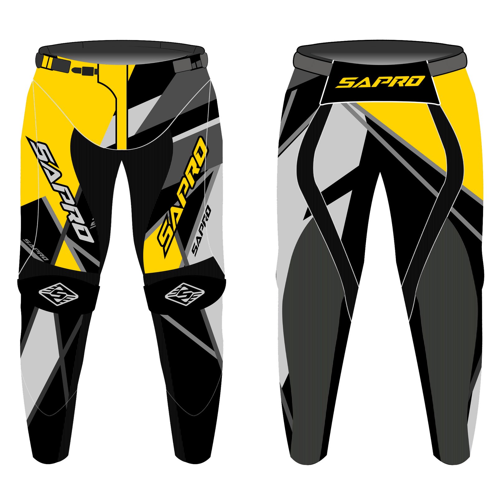 MC-507 OEM motocross pants custom private label off-road racing pants black grey performance design