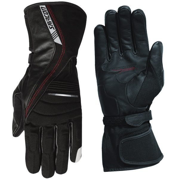 gauntlet motorcycle leather gloves genuine cowhide biker gloves long cuff riding gloves