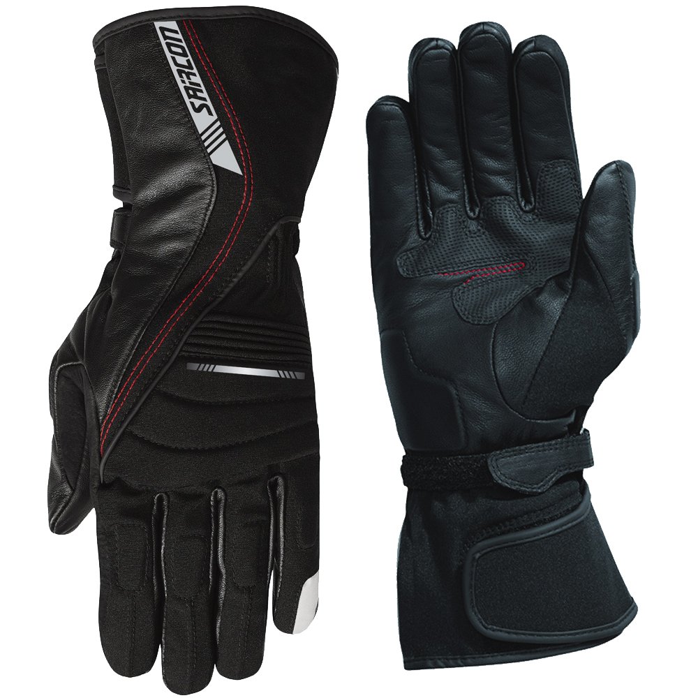 gauntlet motorcycle leather gloves genuine cowhide biker gloves long cuff riding gloves