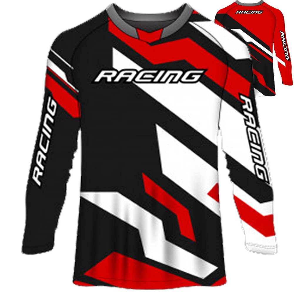 MC-502 private label motocross jerseys OEM custom off-road racing jersey breathable sublimation design