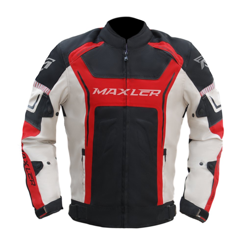 Alexander Pro Max short textile jacket with armor OEM manufactured by Maxler Motosport