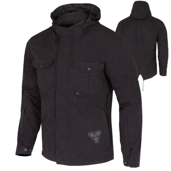 Edmund Vale cotton biker jacket heavy duty canvas riding jacket by Maxler Motosport