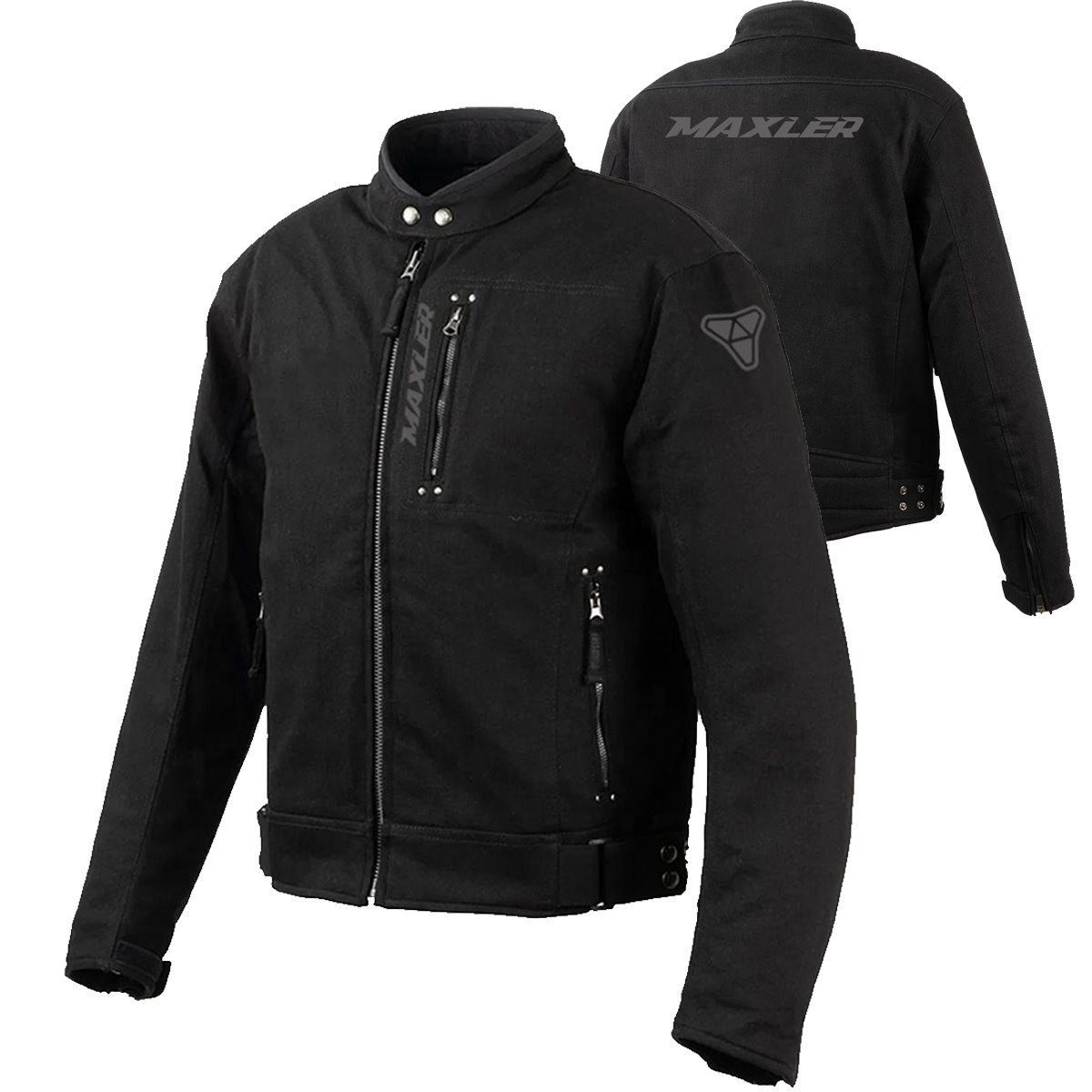 Benedict Rowan cotton motorcycle textile jacket heavy duty canvas riding jacket by Maxler Motosport