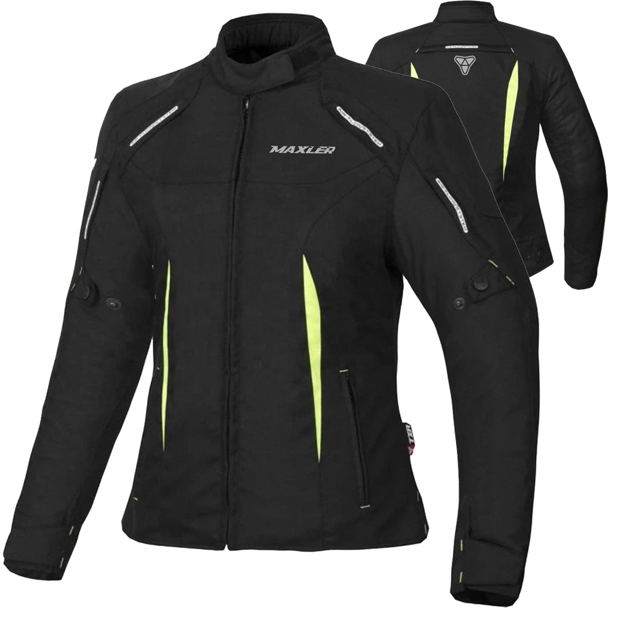 Titan Edge custom textile motorcycle jacket OEM manufacturing by Maxler Motosport