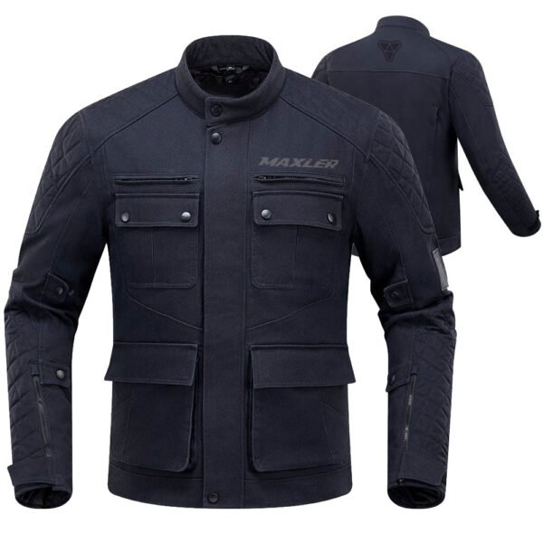Kael long textile riding jacket B2B OEM touring manufacturer Maxler Motosport
