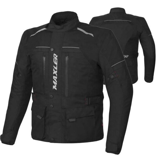 Emric long length textile motorcycle jacket B2B OEM touring manufacturer