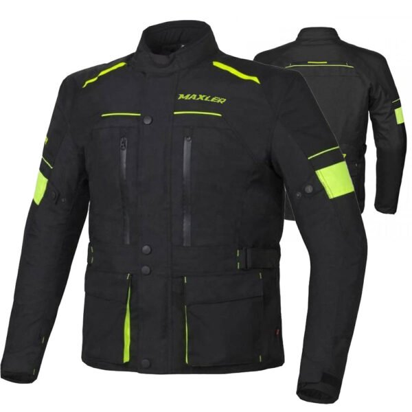 Griffin long motorcycle textile jacket B2B OEM touring apparel manufacturer