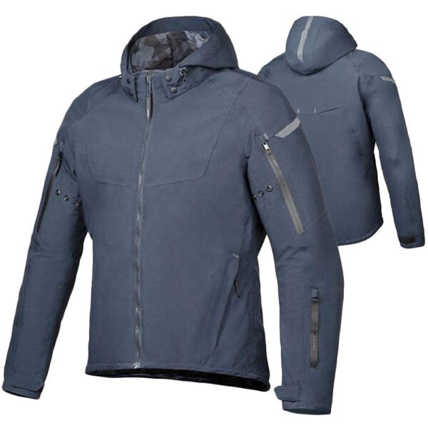 Orven CE certified softshell motorcycle jacket in Softshell Fabric Waterproof Repellent & Windproof by Maxler Motosport