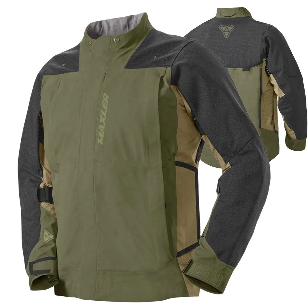 Daxon private label softshell motorcycle jacket in Softshell Fabric Waterproof Repellent & Windproof by Maxler Motosport