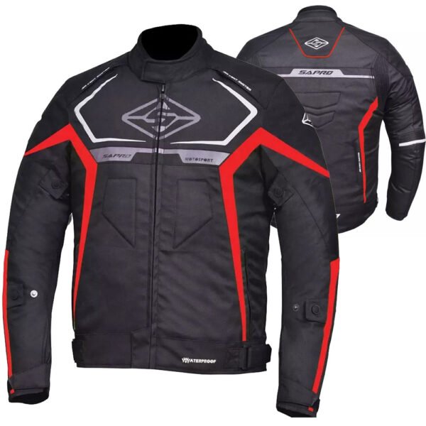 Drayn short motorcycle textile jacket OEM manufactured by Maxler Motosport